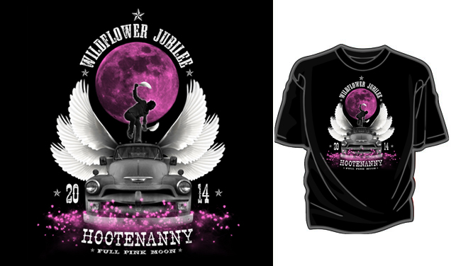 Hootenanny – Charity Event Branding and Shirt Design