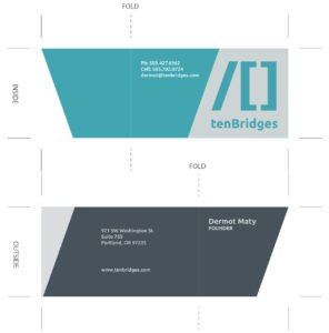 d30n LLC, Graphic Design, Branding, Portland Oregon, Logo, Branding, Ten Bridges, tenBridges, Style Guide, App Developers, Code Developers, Business Cards,